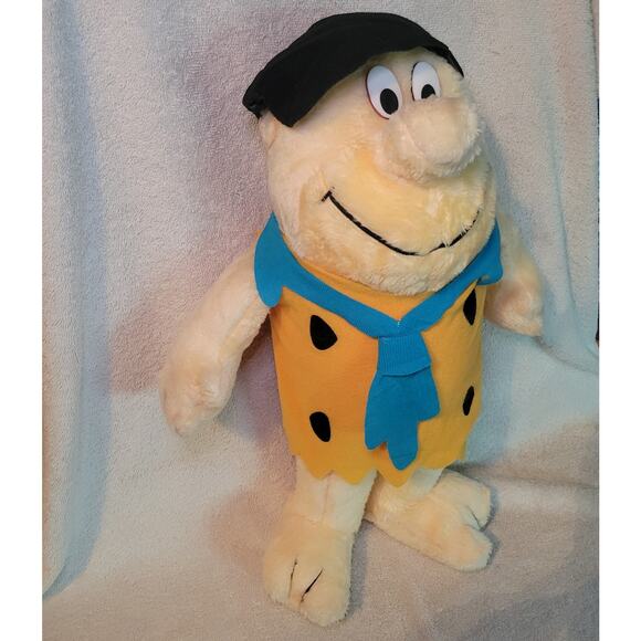 Fred Flintstone 15" Nanco The Flintstones Vintage 1989 Stuffed Plush Toy - Picture 9 of 9